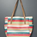 Relic  OH happy day shoulder tote spring summer striped purse minor flaws shown Photo 5