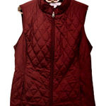 Croft & Barrow  Puffer‎ Vest Medium Red Quilted Gorpcore Photo 0