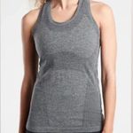 Athleta New  M Momentum Seamless Heather Tank Gray Medium Photo 4