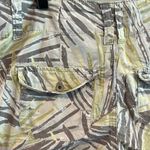 Calvin Klein Jeans Size 8 Tropical Palm Roll Tab Shorts Photo 6