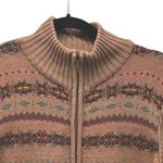 CHAPS  Fair Isle Cardigan Sweater Brown XL Photo 2