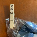 John Mark  blue plaid ruffle sleeve top in 100% tencel size xl classic neutral Photo 6