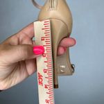 AQUA  Pearl Embellished Nude Ankle Strap Heels Stiletto Sandals‎ Size 6M Photo 3