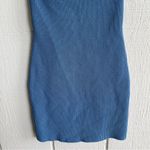 Aritzia  Babaton Sculpt Knit Criss Cross Bodycon Mini Dress Blue Size 2XS Photo 3