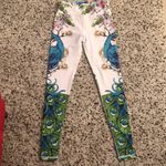 🆕 Witkey Stirrup Floral Yoga Pants White Size M Photo 2