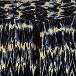 French Laundry  Blue Geometric Design‎ Straight Leg Casual Pants Beachy Large New Photo 2