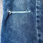 American Eagle  Hi Rise Jeggings Womens 6 Denim Super Stretch Ripped Blue Jeans Photo 14