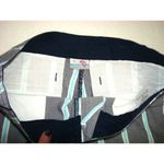 Columbia Womens 8 New NWT Blue White Stripe Hike Shorts Pockets UPF 30 Trail Photo 2