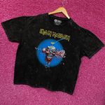 Iron Maiden Can I Play With Madness Mineral wash oversized Tshirt size XL Photo 2