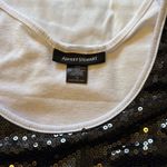 Ashley Stewart  Black Sequin Tank Top Sz 12 Photo 4