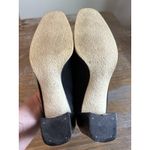 Donald Pliner Donald J Pliner Corin Women Black Silver Heel Square‎ Toe Pump Nylon Size 8.5 Photo 7