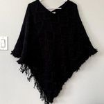Seven Islands black poncho style sweater casual warm boho vintage women one size Size undefined Photo 0