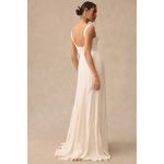 Reformation Lecce Ivory Sleeveless Floor Length Formal Gown Dress Size 8 Photo 1