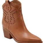 Marc Fisher Tan Giddyup Cowboy Bootie, Size 8, NWOT Photo 0