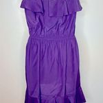 Amanda Uprichard  Purple Strapless Silk Dress Size S Photo 1