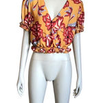 House of Harlow 1960 X Revolve Yellow Crop Top Size M Photo 0