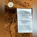 Madewell  Eyelet Tie-String Long Sleeve Blouse Top size XS See pictures for dimen Photo 7