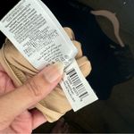 BCBGMAXAZRIA Black and Nude Short Sleeve Lace A-Line Shift Maternity Dress Sz L Photo 7