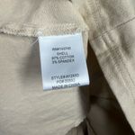 Hyacinth House Sand Zip Denim Mini Dress Size Small Tan Photo 9