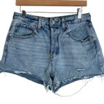 Wild Fable Jean Shorts Womens 8 Light Wash Rigid Distressed High Rise Casual Photo 0