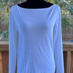 Gap  Women's Long Sleeve Favorite Boatneck Tee White Size M Photo 0
