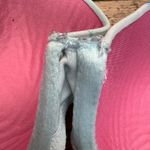 PINK by Victoria's Secret Light Blue Floral Print Push Up Bra Size 32DD Green Photo 5