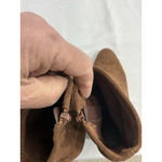 Forever 21 Womans Pull On Ankle Boots 7.5 Side Zip Block Heel Silver Accent NWOT Photo 6