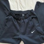 Nike Black Straight Leg Sweatpants Photo 2