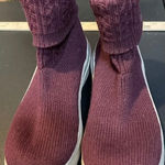 Skechers  Size 8.5 Knit Sock Boots Air Cooled Goga Mat Burgundy Ultra Go Winter‎ Photo 0