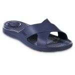 Women’s Totes Navy Blue Cross Slide Lightweight Waterproof Durable Size 9 NEW Photo 9