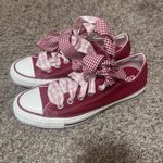 Converse Gingham red low Photo 3