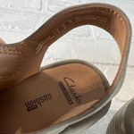 Clarks Sandals Womens 7.5 Gray Sage Reedly Juno Wedge Nubuck Strappy Open Toe Photo 13