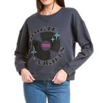 Terez  Boogie Nights Sweatshirt Crew Neck Gray Graphic Print Size SMALL New NWT Photo 1