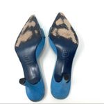 Charles David turquoise suede slides, size 8.5, made in Spain Photo 11