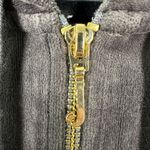 Juicy Couture Grey Velour Zip Tracksuit Hoodie Size Medium Photo 3