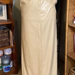 ZARA  Faux Tan Leather Pencil Skirt Photo 1