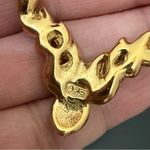 Vintage A&S ATTWOOD & SAWYER Clear Swarovski Crystal Necklace & Earrings w/ Box Gold Photo 14