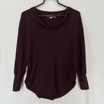 Loft  V Neck Sweater Petite Small Purple Photo 0
