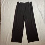 Eileen Fisher Black Wide Leg Palazzo Pants Size L Pull On Organic Cotton Spandex Photo 3
