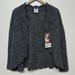 Icewear Iceland Icelandic Gray Wool Sweater Cardigan Women's Size Small NWT Photo 0