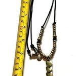 Bella Uno gold tone long heart pendant necklace Photo 7