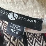 Ashley Stewart  Women’s Floral Linen Blend Midi Dress Size 18/20 Photo 7