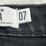 Refuge  Distressed Shorts Raw Hem Black Jean Denim Short Chelsea Size 7 Punk rock Photo 4