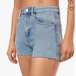 We Wore What  X REVOLVE Denim Highrise shorts super light size 27 NWT Photo 0