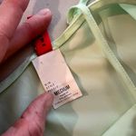 Lime Green Semi Sheer Floral Rose Embellished Strappy Midi Dress Size Medium Photo 7