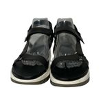 MIA Womens Luca Black White Sporty Chunky Platform Comfort Sandals Size 9.5 Photo 4
