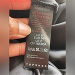 Topshop  | Black Satin Maxi Slip Dress Sz 2 Photo 9