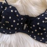 Urban Outfitters Navy And White polkadot bra Photo 4