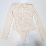 Camila Coelho Reyes Bodysuit in Beige Small Photo 2