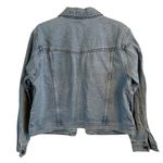 Bill Blass Vintage 90s Womens Light Wash Denim Jean Jacket Heavier Weight Large Photo 1